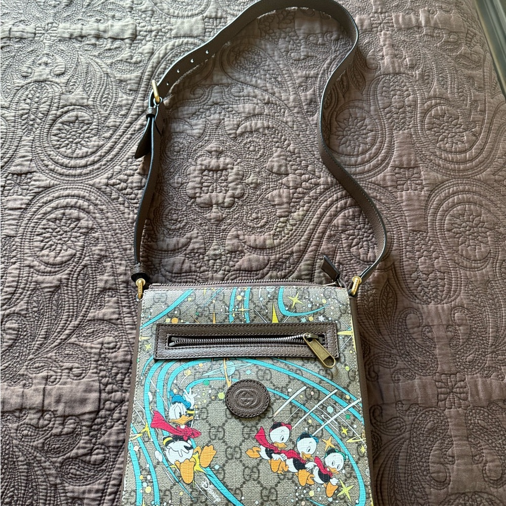 Gucci Crossbody Bag with Cartoon Print